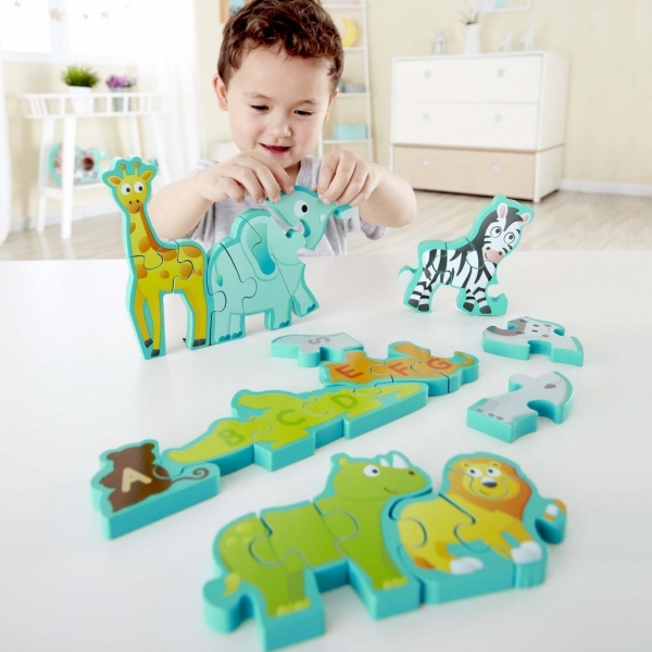 Продукт Hape - Азбука и животни – пъзел - 0 - BG Hlapeta